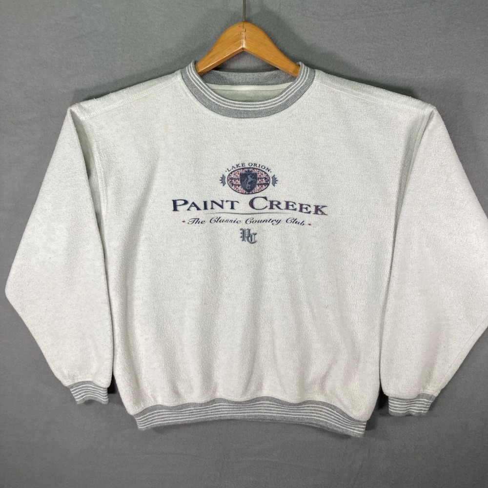 Vintage Gear For Sports Lake Orion Paint Creek Country Club Sweatshirt‎ L Golf